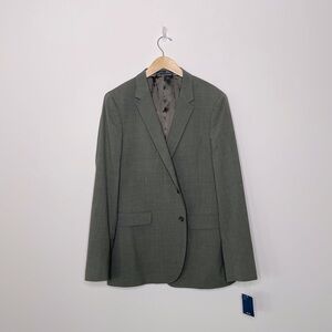 Lands End Classic Tailored Fit Wool Mens Sports Coat Size 44 Long office wedding